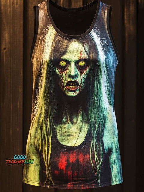 Horror Art Print Tank Top