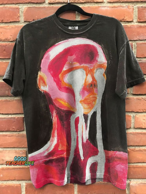 Abstract Art Print Casual T-shirt