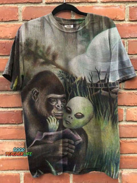 Funny Art Print Casual T-shirt