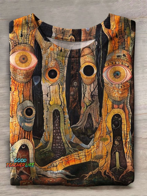 Art Print Casual T-shirt