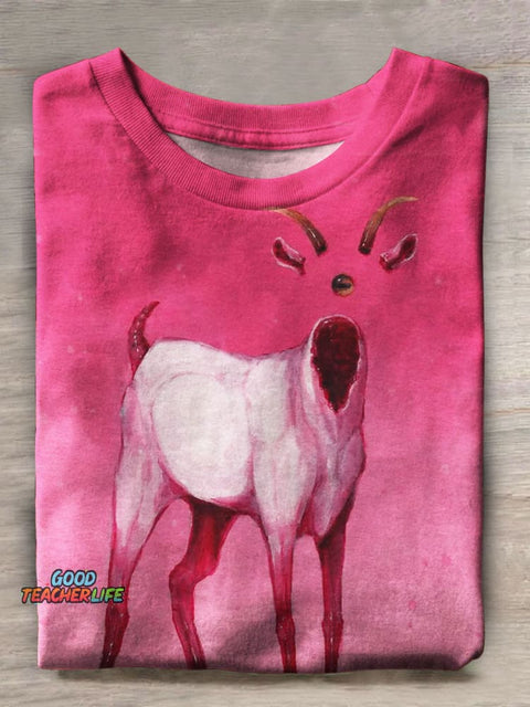 Dark Art Print Casual T-shirt