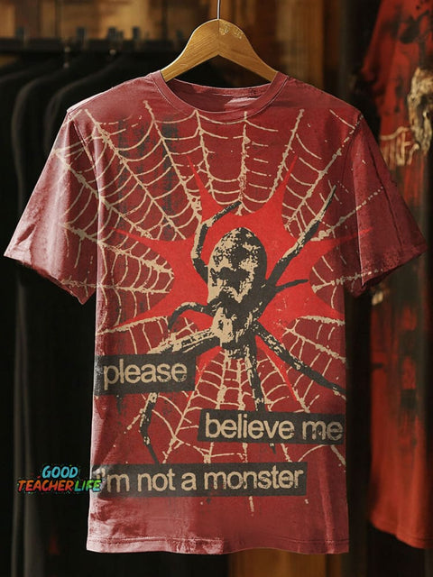 Dark Spider Art Print Casual Top