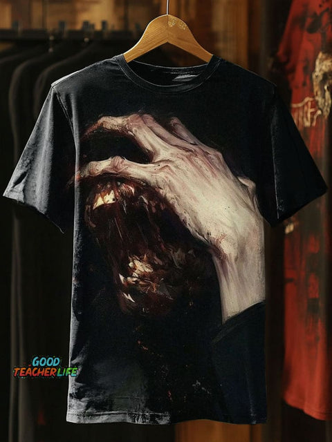 Horror Art Print Casual Top