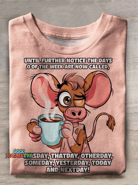 Funny Print Casual T-shirt