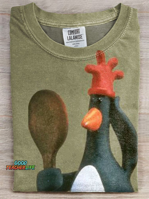 Funny Print Casual T-shirt