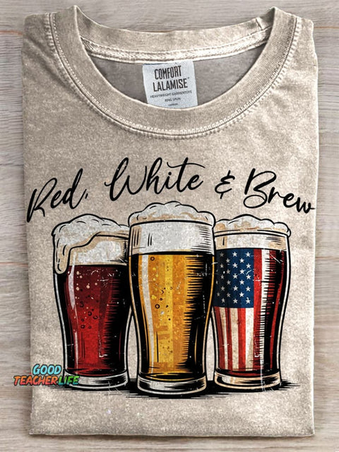 Independence Day Prints Casual T-shirt