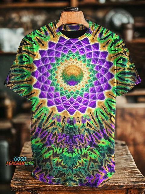 Psychedelic Art Prints Casual T-shirt