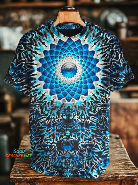 Kaleidoscope Art Prints Casual T-shirt
