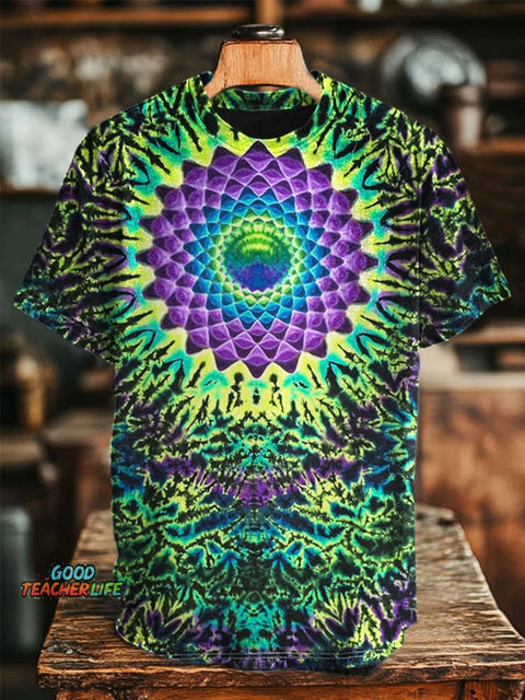Kaleidoscope Art Prints Casual T-shirt