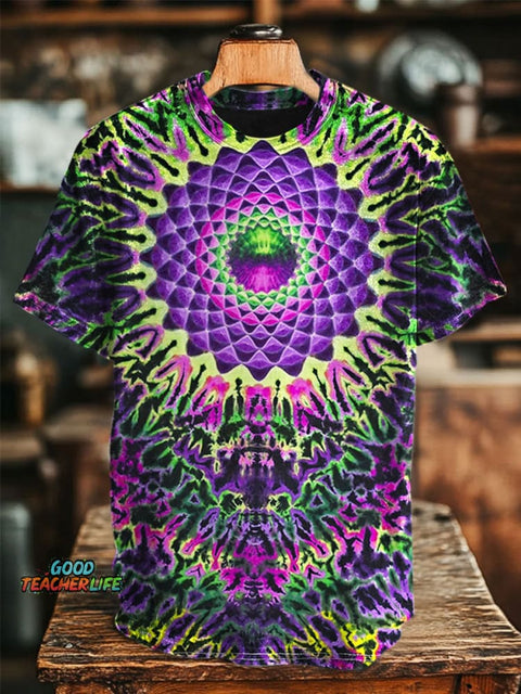 Kaleidoscope Art Prints Casual T-shirt