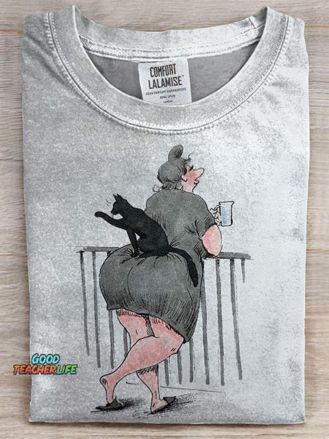 Funny Art Prints Casual T-shirt