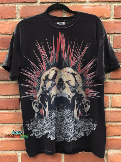Punk Art Prints Casual T-shirt