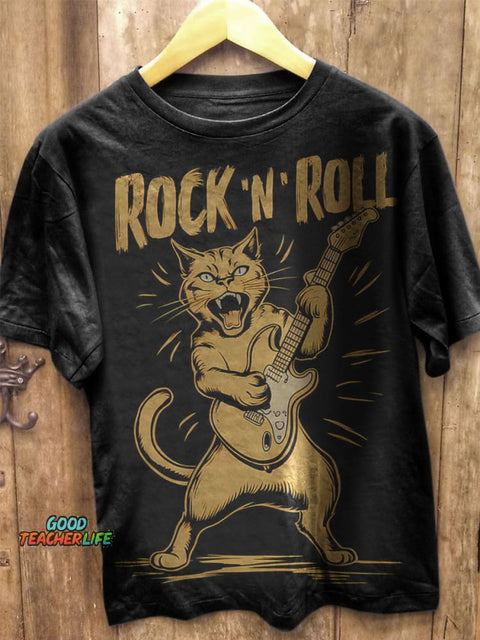 Punk Rock Prints Casual T-shirt