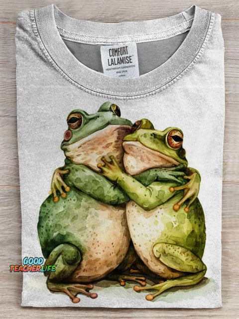 Frog Prints Casual T-shirt