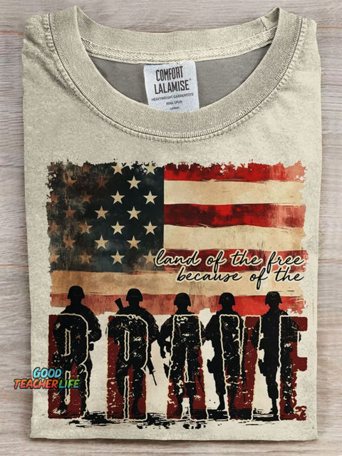 Independence Day Prints Casual T-shirt