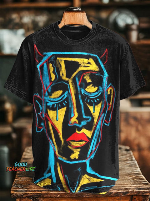Abstract Art Prints Casual T-shirt