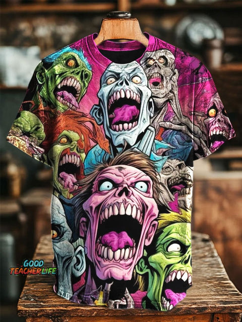 Zombies Prints Casual T-shirt