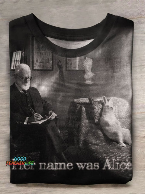 Her Name Was Alice Prints Casual T-shirt