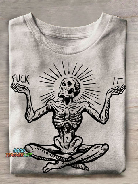 Fuck It Prints Casual T-shirt