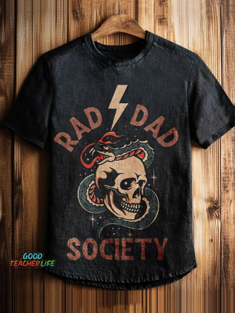 Father's Day Prints Casual T-shirt