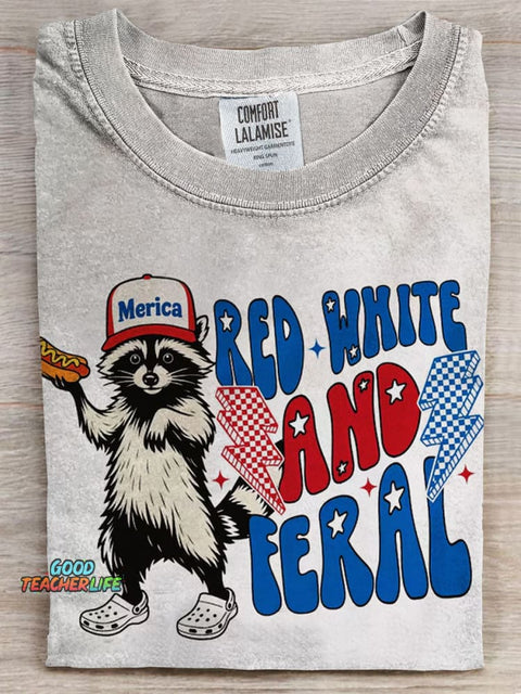 Independence Day Art Prints Casual T-shirt