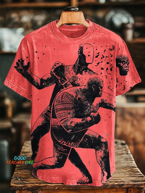 Boxing Art Prints Casual T-shirt