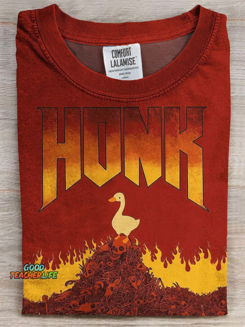 Funny Duck Art Prints Casual T-shirt