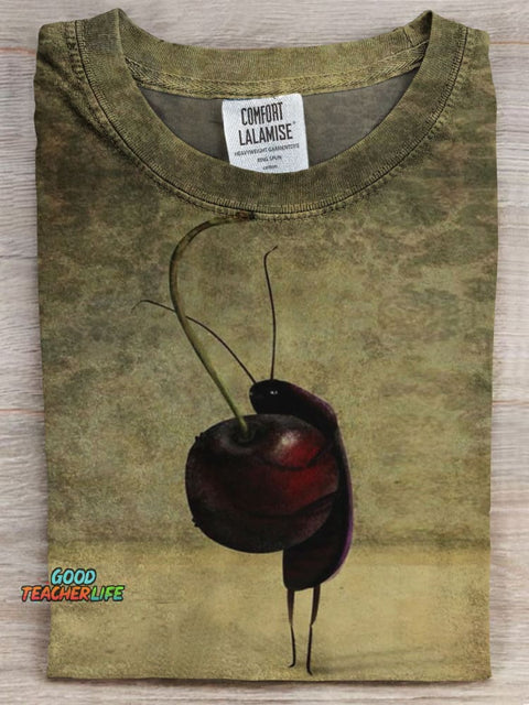 Funny Art Prints Casual T-shirt