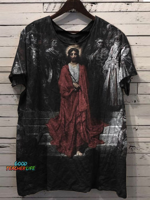 Jesus Art Prints Casual T-shirt