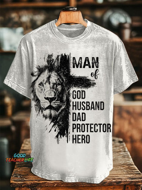 Father's Day Prints Casual T-shirt