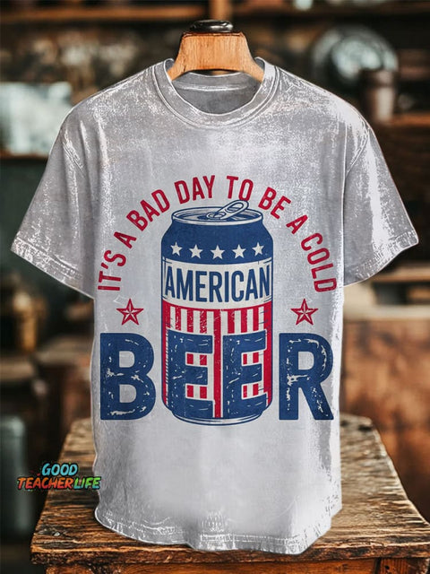 Independence Day Prints Casual T-shirt