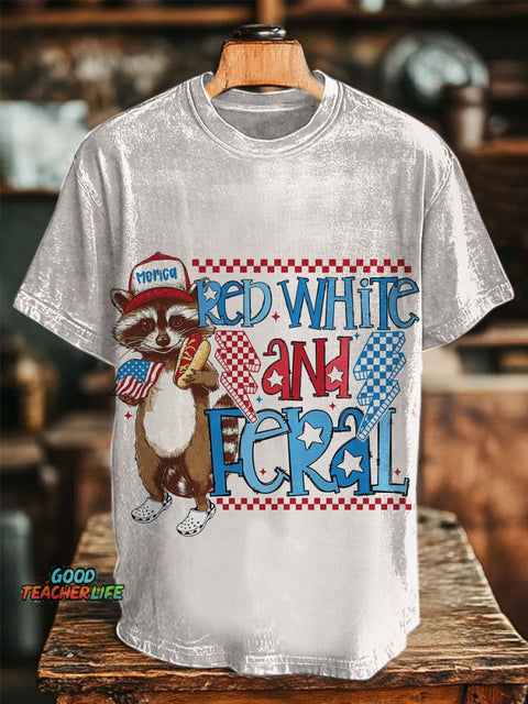 Independence Day Art Prints Casual T-shirt