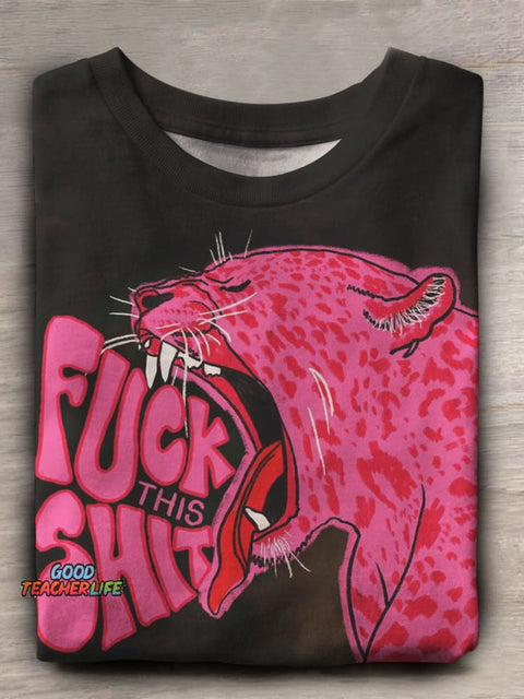 Fuck This Shit Prints Casual T-shirt