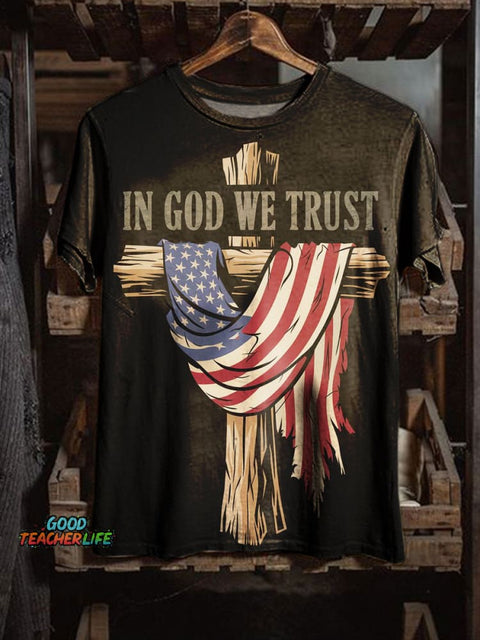 In God We Trust Prints Casual T-shirt