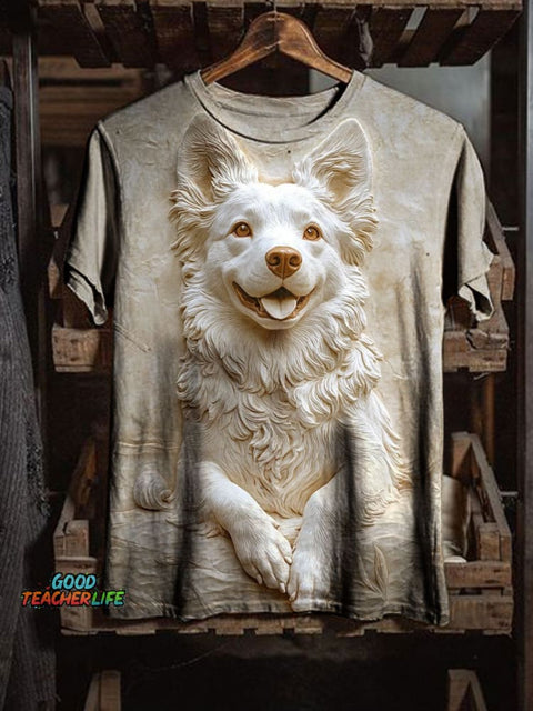 Dog Art Prints Casual T-shirt
