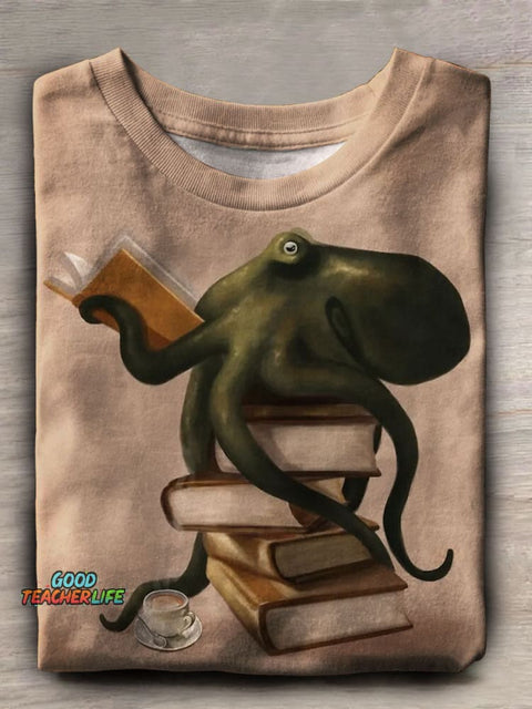 Octopus Prints Casual T-shirt