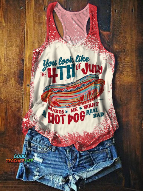 Independence Day Print Tank Top