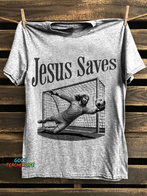 Funny Jesus Prints Casual T-shirt