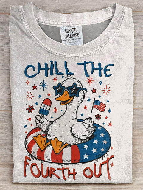 July 4th Prints Casual T-shirt