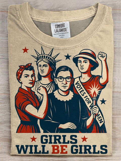 July 4th Prints Casual T-shirt