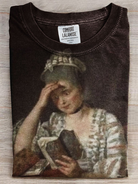 Retro Funny Print T-shirt