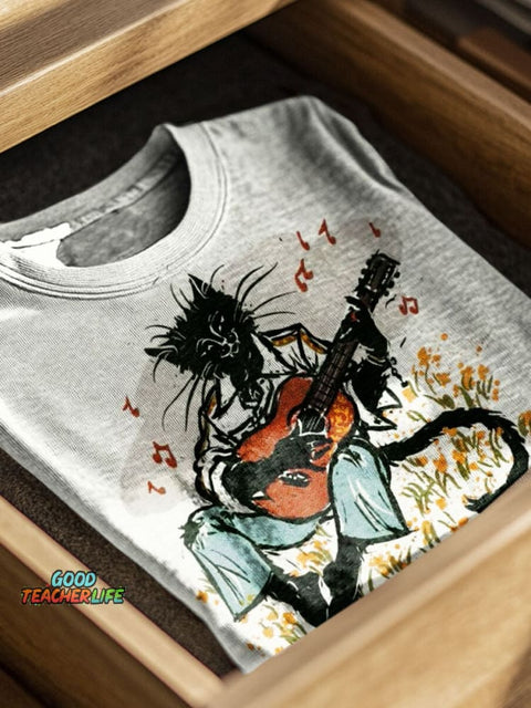 Art Print Casual T-shirt