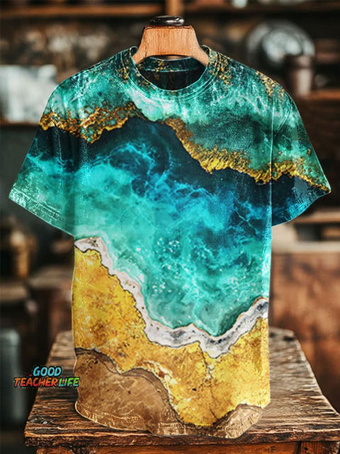 Abstract Art Print Casual T-shirt
