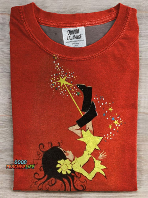Art Print Casual T-shirt