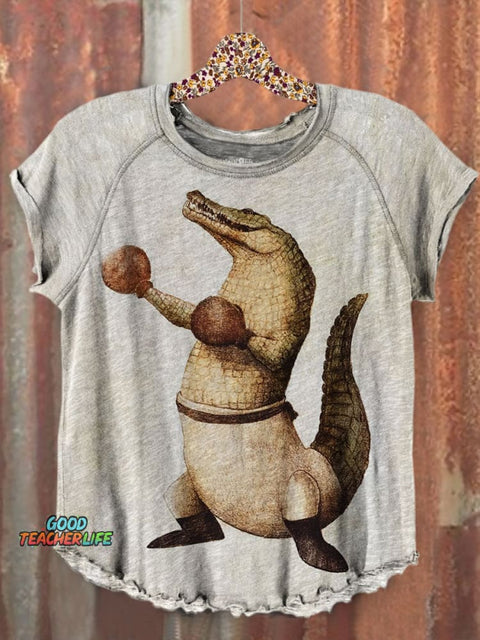 Art Print Casual T-shirt