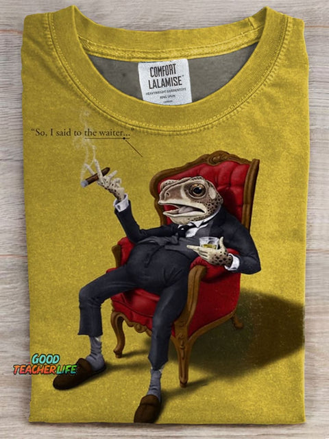 So I Said To The Waiter Print Casual T-shirt