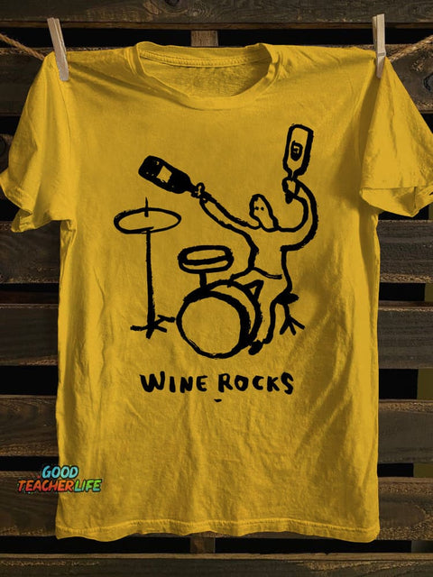 Wine Rocks T-shirt