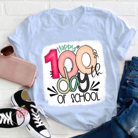 Happy 100th Days Of School Teacher T-Shirt