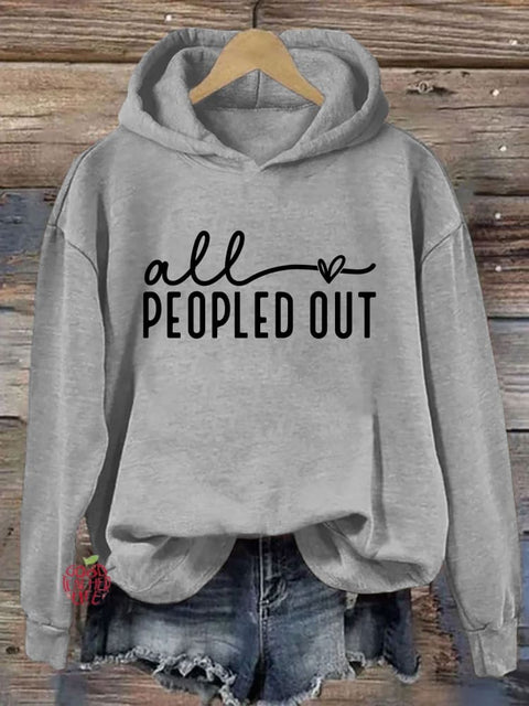 All Peopled Out Hoodie