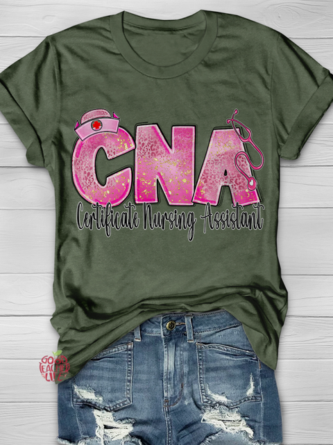 CNA Certified Nursing Assistant Career Graphic T-shirts